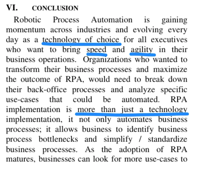 Sample automation output report